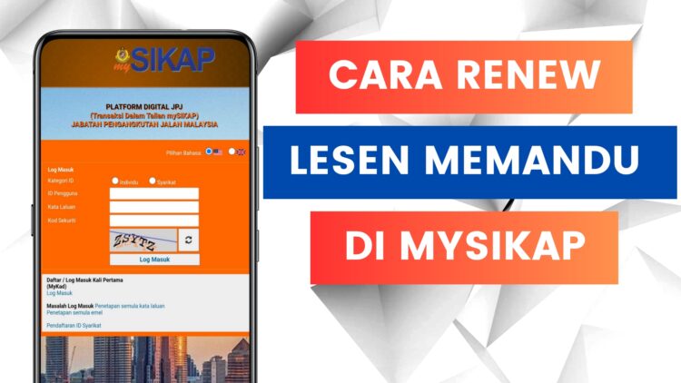 Cara Perbaharui Dan Renew Lesen Memandu Secara Online Melalui Portal ...