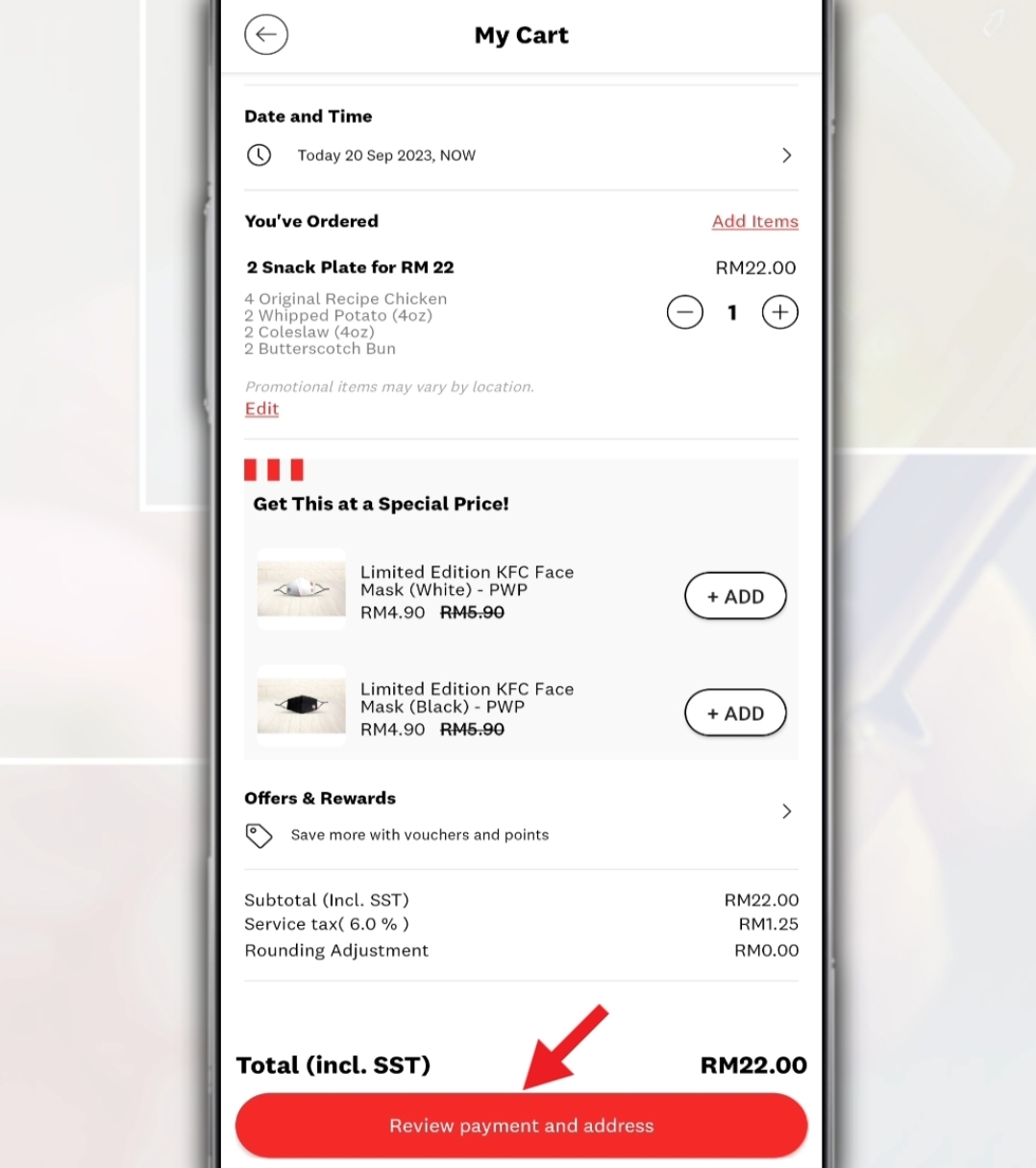 Cara Order KFC Melalui Aplikasi KFC Malaysia | ALI GAJET